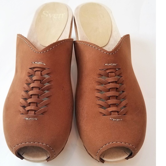 New SVEN (No. 6) Front Weave Suede Clogs 37 6.5-7 - Picture 4 of 4
